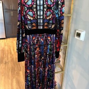 Blackmilk Stained Glass Long Sleeve Coat